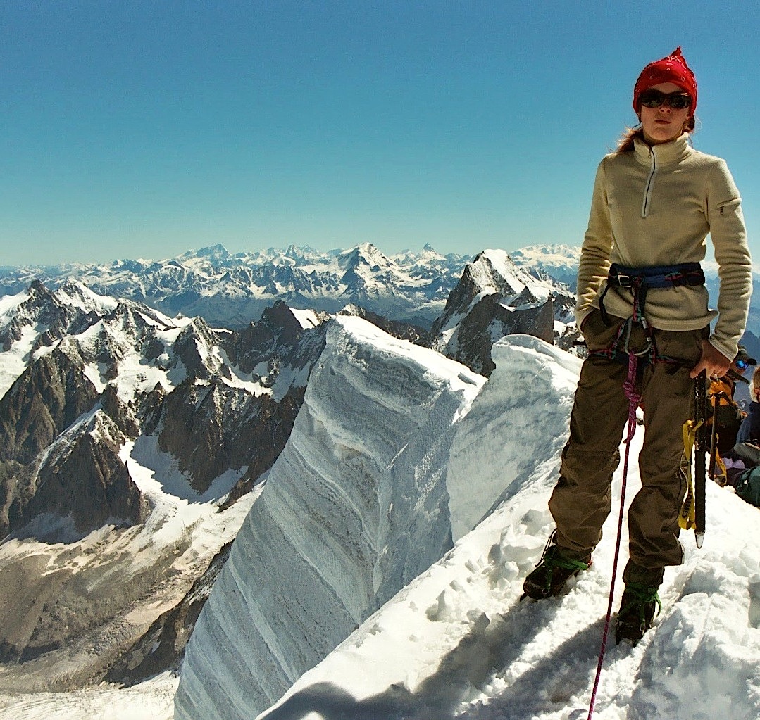 Au sommet du Mont Blanc du Tacul - Massif du Mont Blanc en France