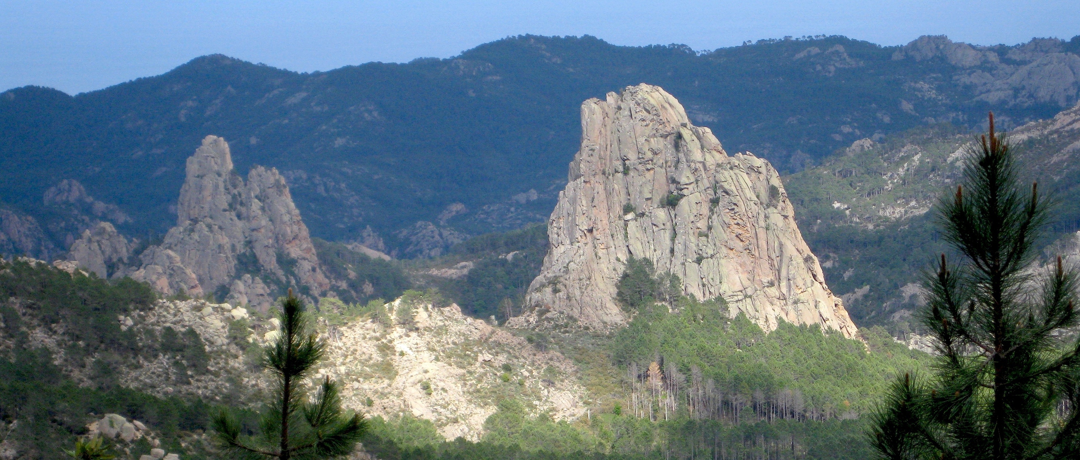 Au-dessus du refuge de Paliri - massif de Bavedda