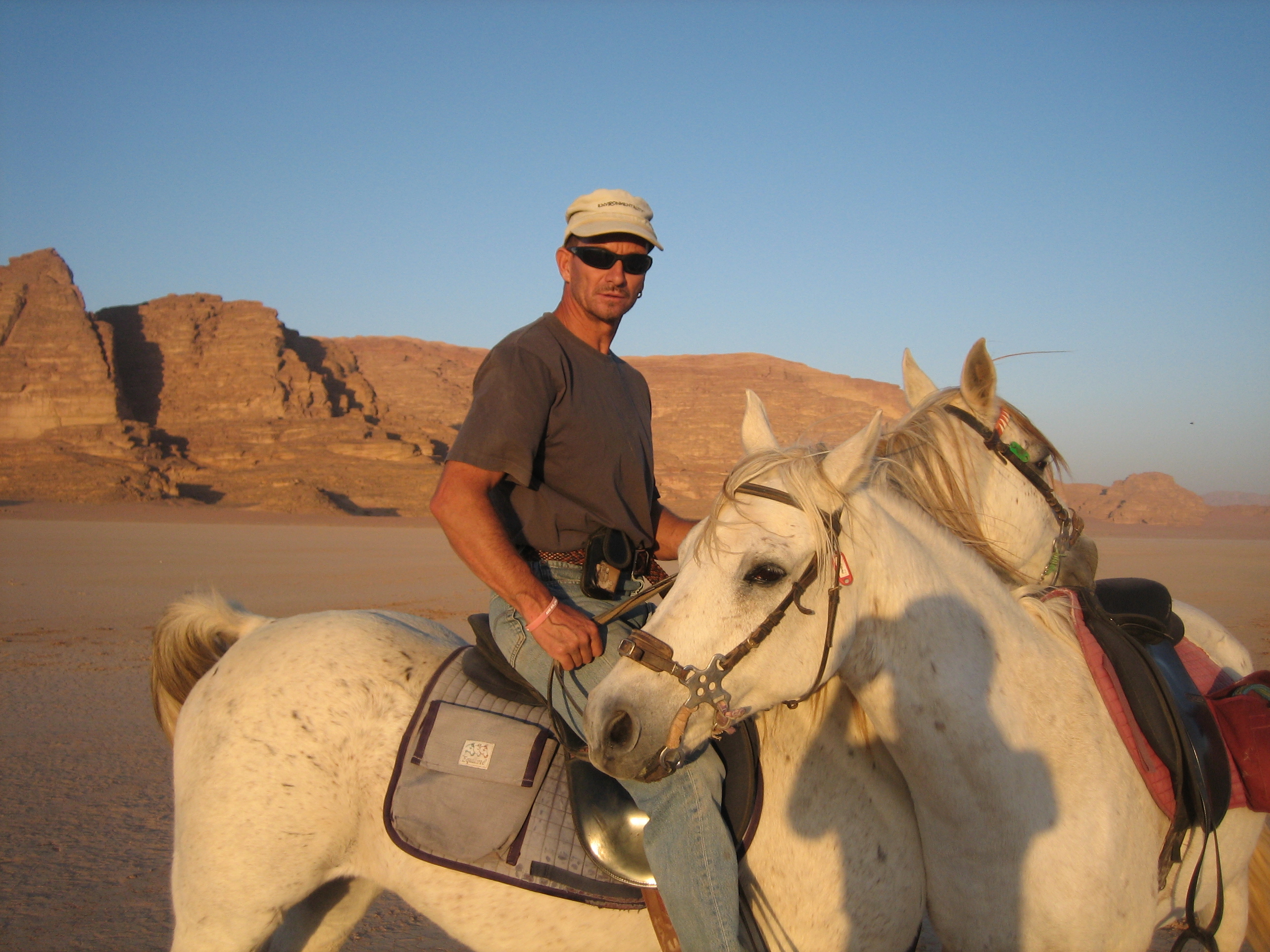 Avec mes chevaux Arabes dans le désert....d'Arabie !